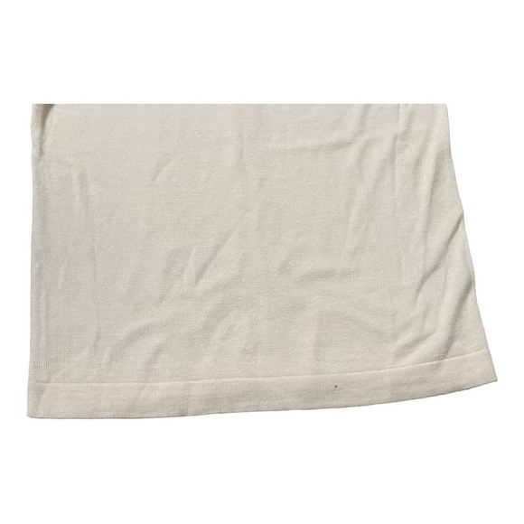 Boden Wool Sweater Womens Short Sleeve Pink Gray Minimalist Classic Top US 8 - Picture 8 of 14